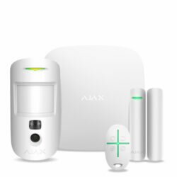 Ajax StarterKit Cam Комплект беспроводной сигнализации белый